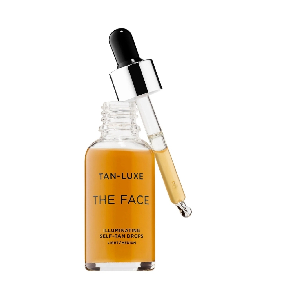 NIB $25 TAN-LUXE THE FACE Illuminating Self-Tan Drops 10ml
